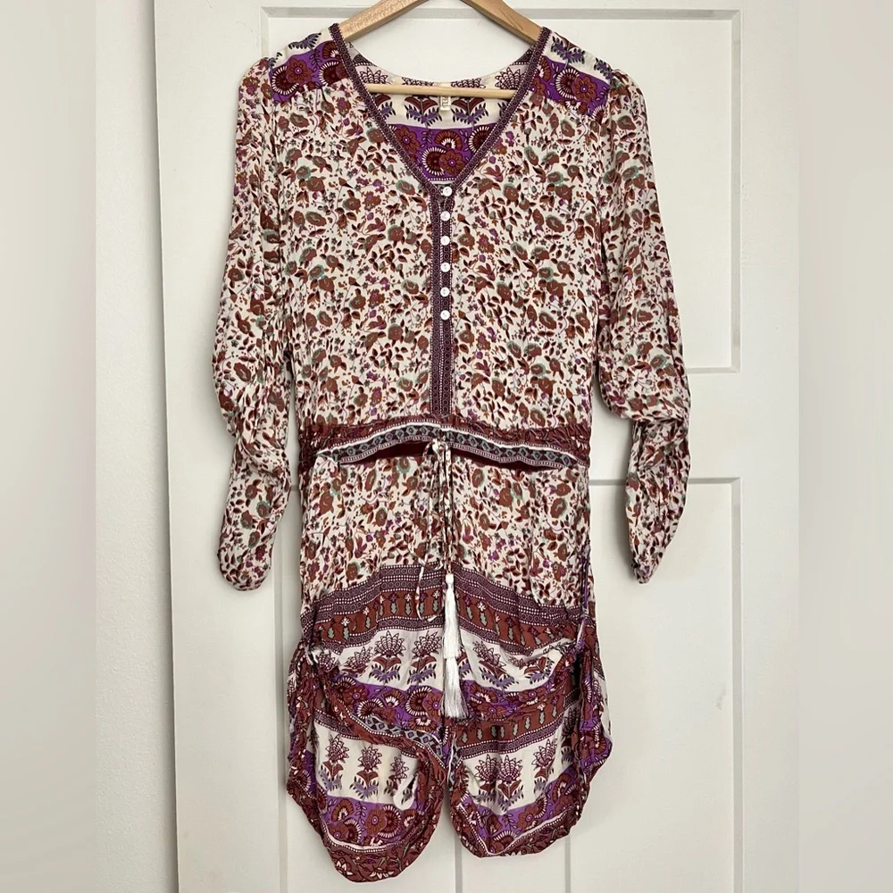 Spell Gypsy Love Playsuit Romper ~ Berry | 8 - Picture 3 of 16